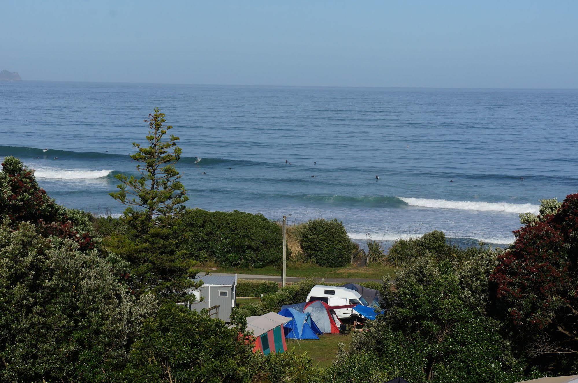 Fitzroy Beach Holiday Park นิวพลีมัธ ภายนอก รูปภาพ